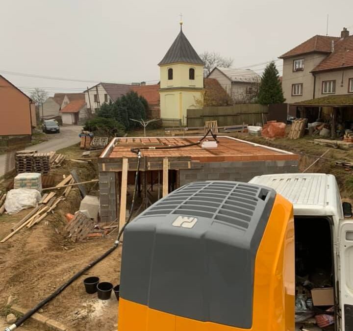 Čerpání betonu Litava-Olší